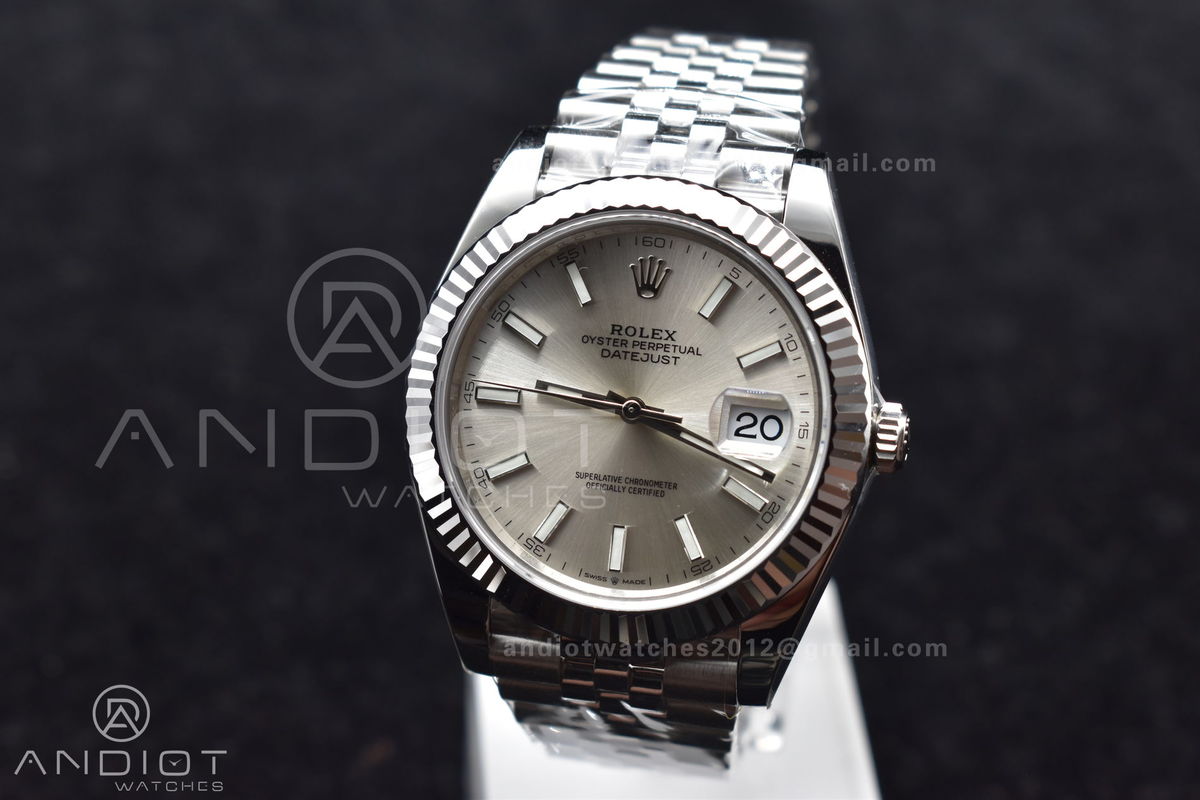 DateJust 41 126334 904L SS VSF 1:1 Best Edition Silver Dial on Jubilee  Bracelet VS3235